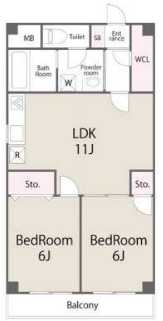フロレセール 間取り図