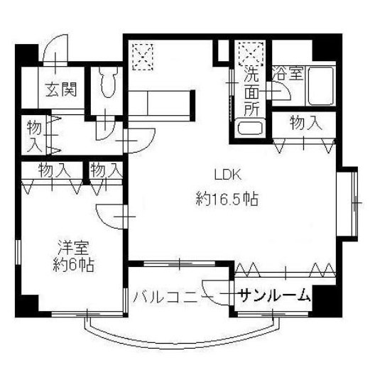 カスタム南葛西 503号室 間取り