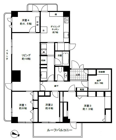 ヒルトップ道灌山 間取り