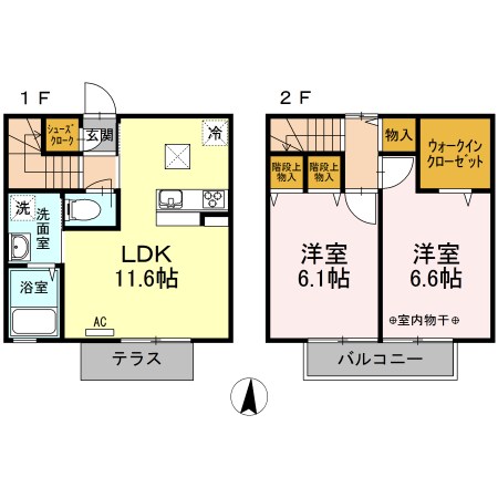 ヴェルエール 間取り図