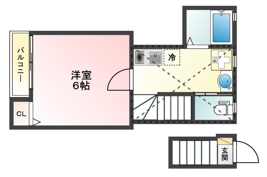 Ｇｌａｎｚ王子ＷＥＳＴ 間取り