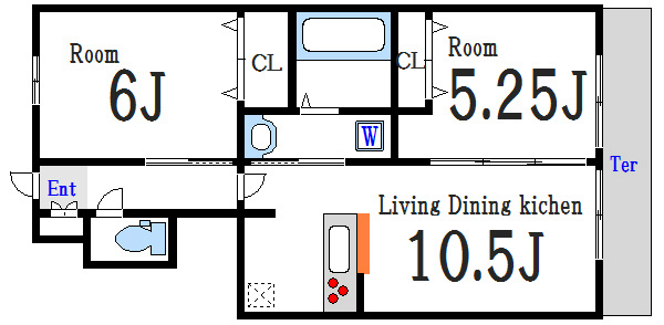 エイトス   間取り図