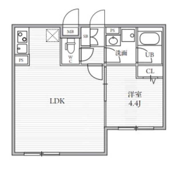 THE PALMS大島 間取り