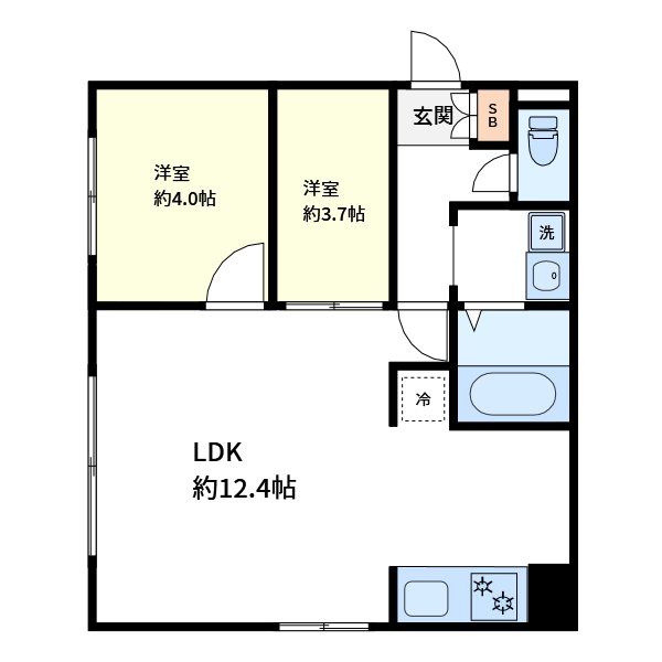 CASA　PIAZZA　西日暮里 間取り