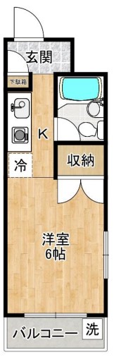 浅利ハイツ 間取り図