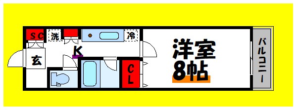 第３アサヒハイツ 間取り図