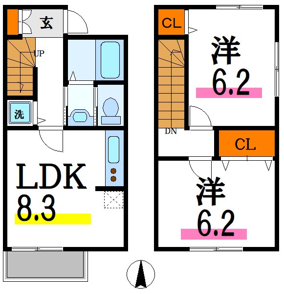 HALE　LUANA 間取り図