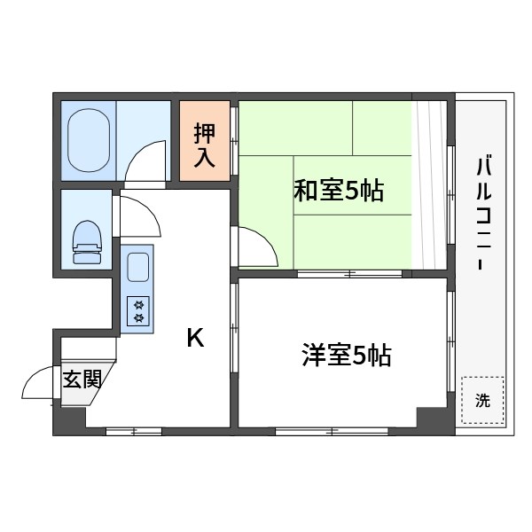 ライフＫ２      間取り図