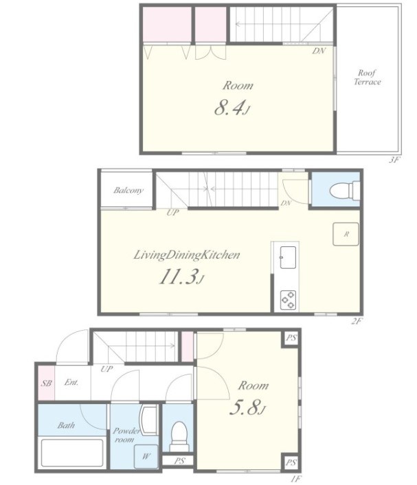 仮称）ミ・パティオA棟 間取り図