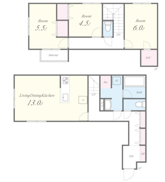 仮称）ミ・パティオA棟 間取り図