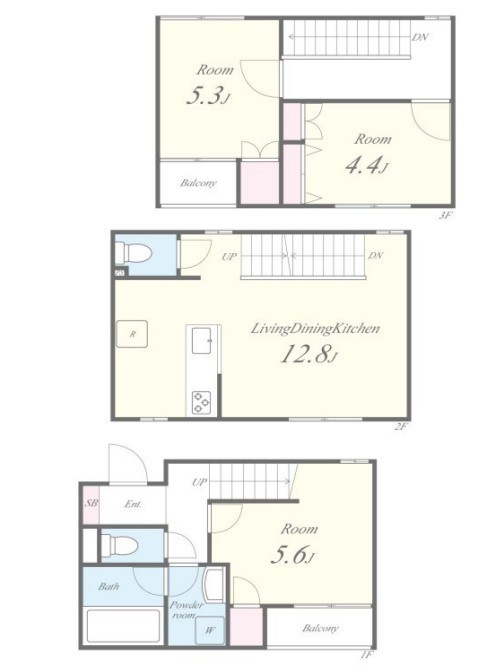 仮称）ミ・パティオA棟 間取り図