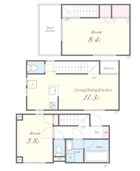 仮称）ミ・パティオA棟 間取り図
