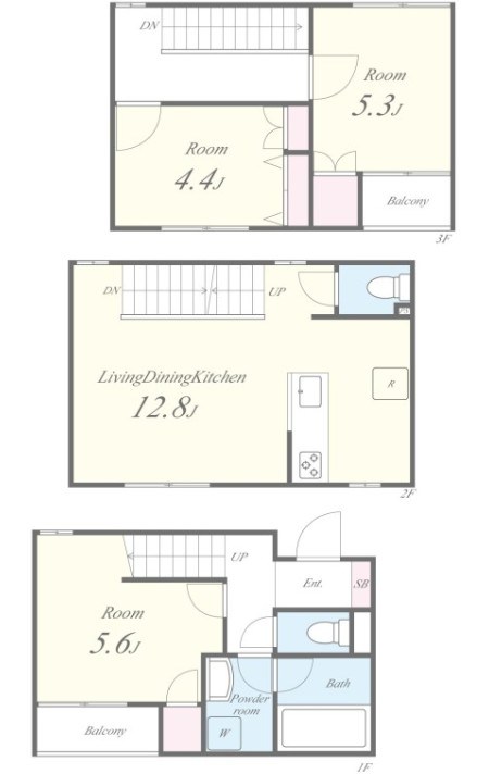 仮称）ミ・パティオA棟 間取り図