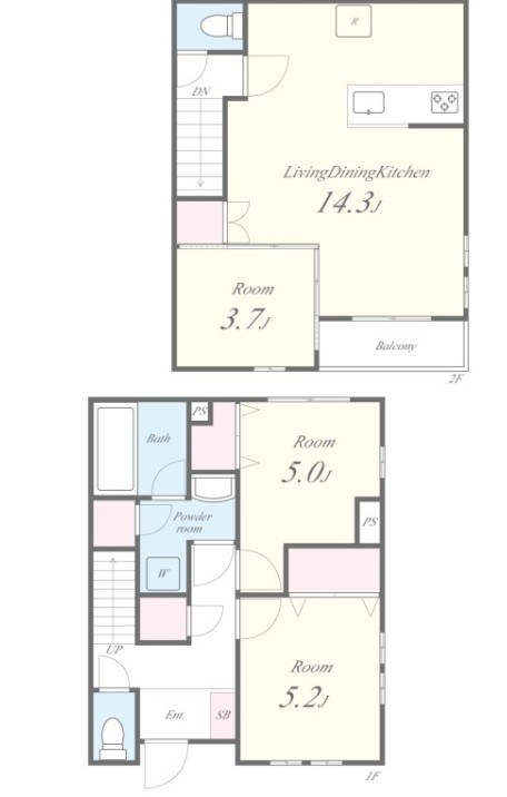 仮称）ミ・パティオA棟 間取り図