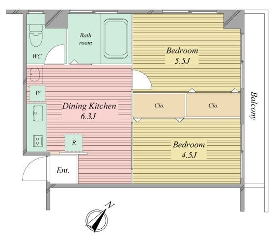 シャンボール大和郷 間取り図