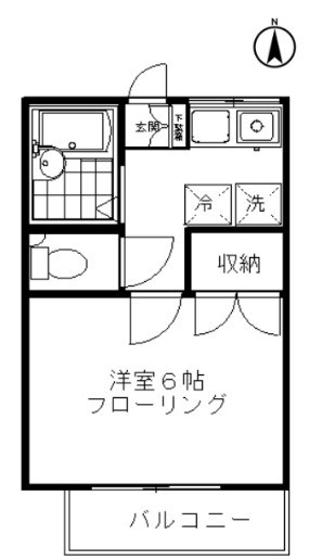 第６松屋コーポ 間取り図