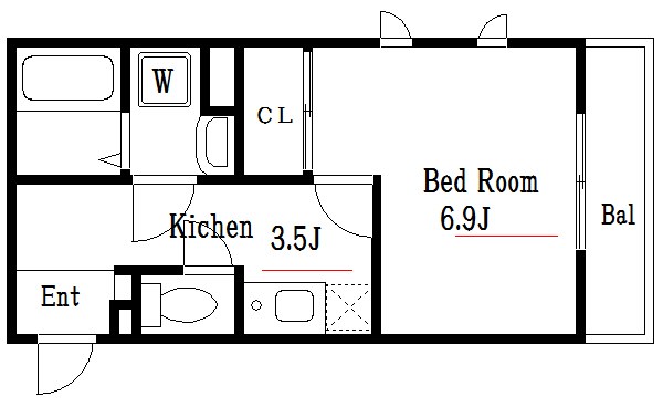 北小岩テラス 間取り図