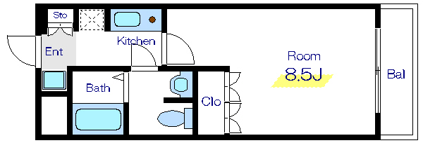 シャンブレッテ　パドドゥ 間取り
