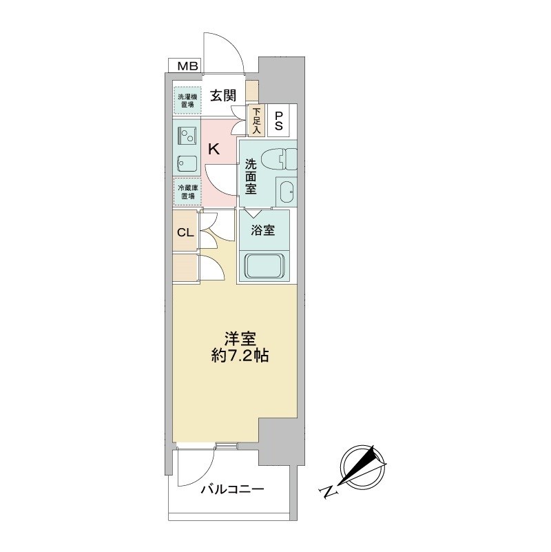 Ｌａ　Ｄｏｕｃｅｕｒお花茶屋I 間取り