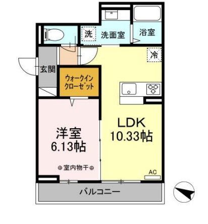 アヴァンス千住緑町    間取り