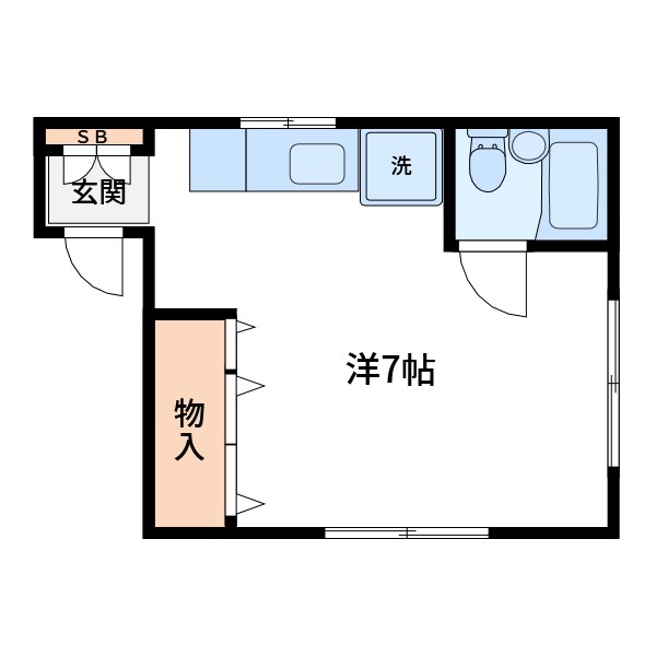 コーポ高橋Ⅱ   間取り