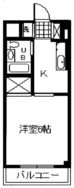 サンシティ―カネイNO3 間取り図