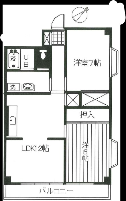 第3仲町マンション 間取り図