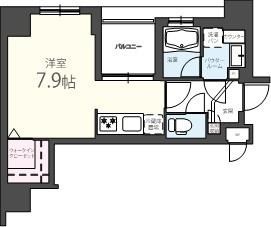 エリートタウン日本橋 間取り図
