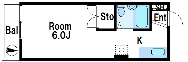 ライジングサンハイツ  間取り