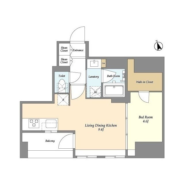 ＭＯＤＩＥＲ　ＧＩＮＺＡ　ＥＡＳＴ 間取り図
