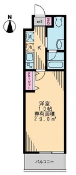 森下ツインキャッスル　S棟 間取り図