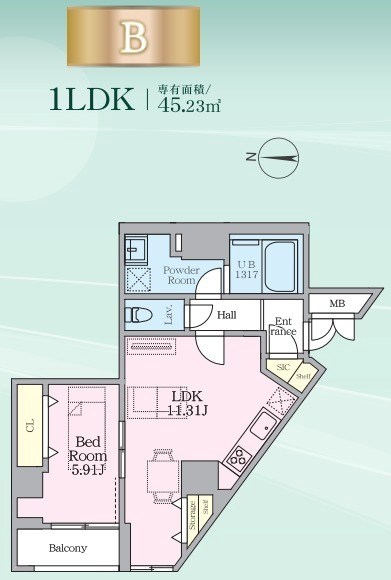 Daiwaグレイスメゾン亀戸 間取り