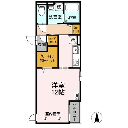 Ｃａｓａ　Ｖｅｒｔ　今戸 間取り