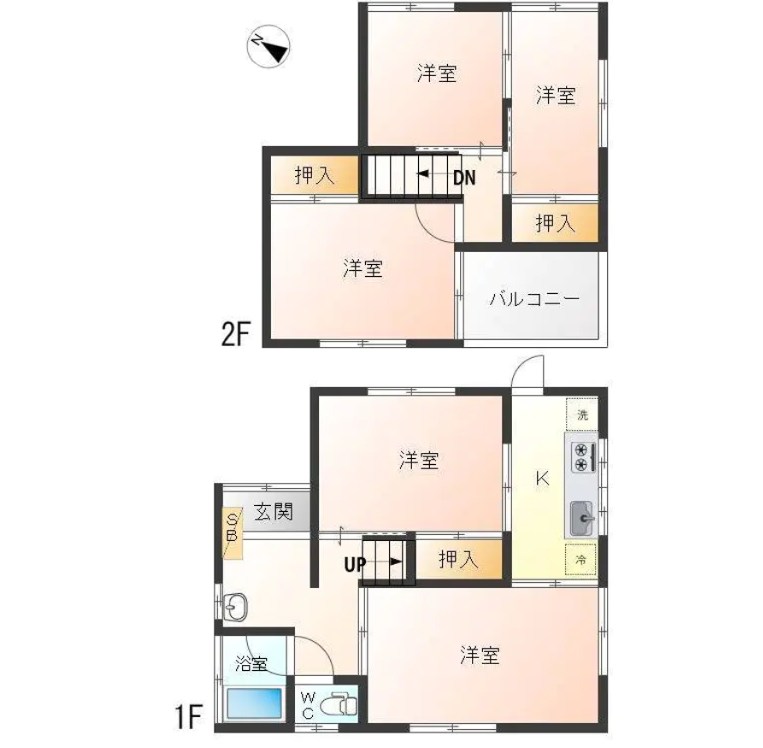 市川大野２丁目戸建 間取り