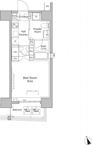 プラウドフラット東日本橋 間取り