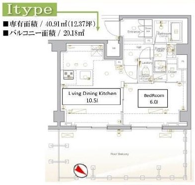 ＤＩＰＳ北千住 間取り