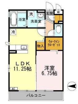 フォルテーヌⅣ 間取り図