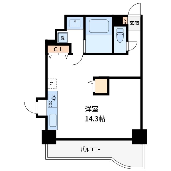 ISM西日暮里 間取り図