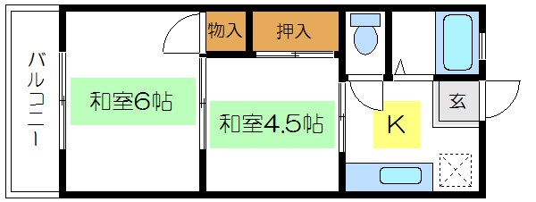 天王マンション 間取り図