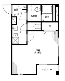 アンプルール　フェール　Lien.K.M 間取り図
