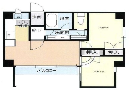 レジデンスタカヤマ 間取り図