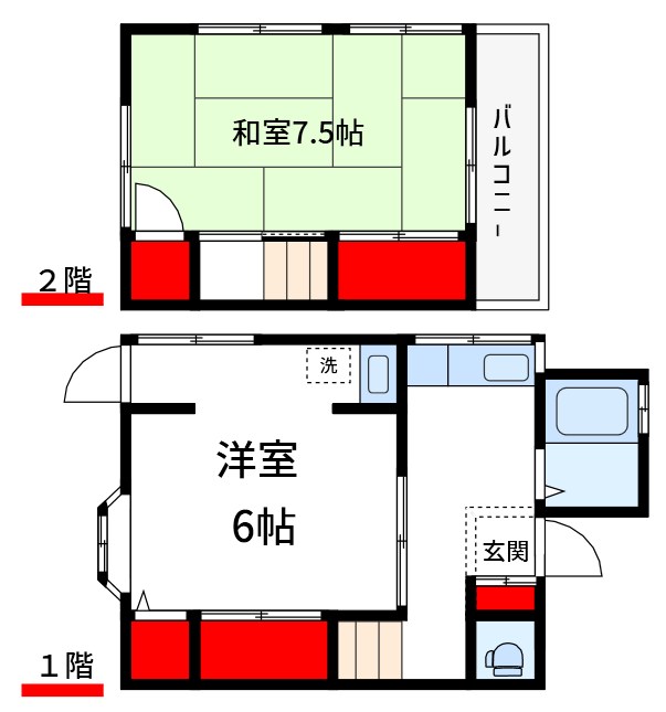 高橋貸家 間取り