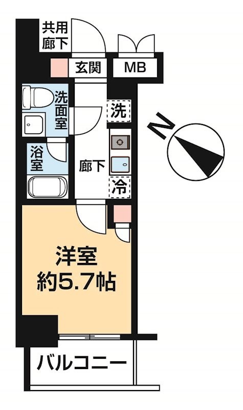 ライジングプレイス堀切 間取り