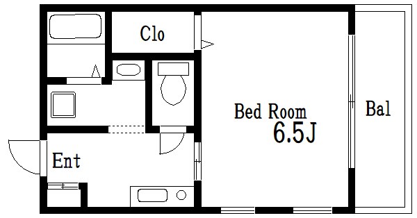 スカイコーポＫ 201号室 間取り