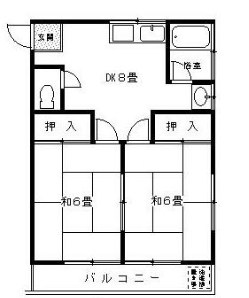 第2コーポけやき 間取り図