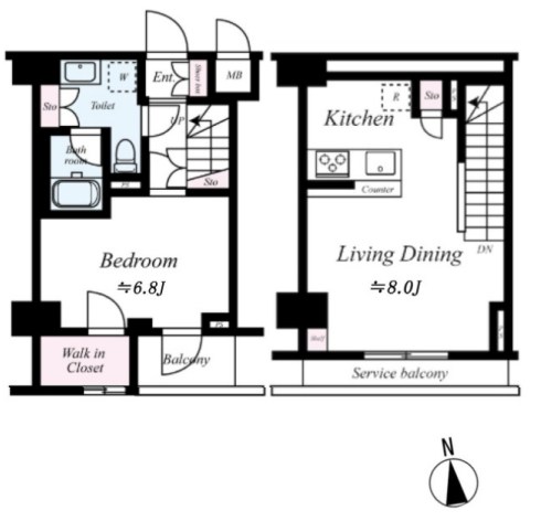 GROWS綾瀬 間取り