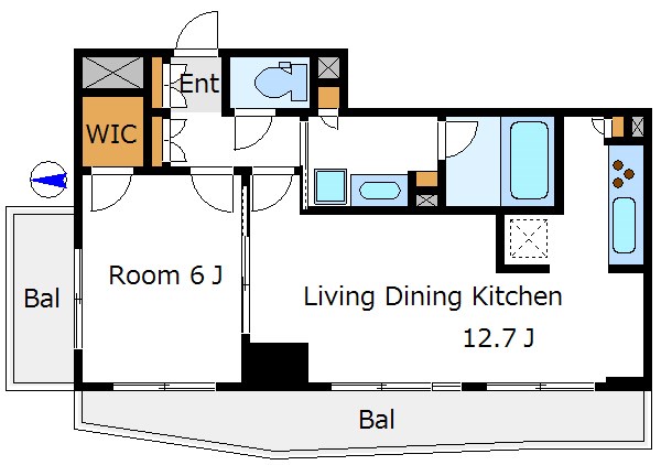 エクセレンシア駒込   間取り図