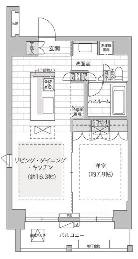 ブランシエスタ駒込 間取り図