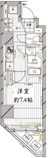 レガリス西日暮里ステーションフロント 間取り