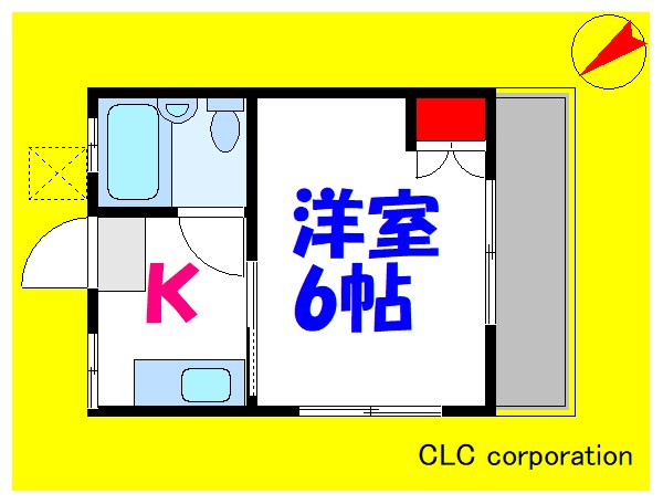 フラット渡辺 間取り図